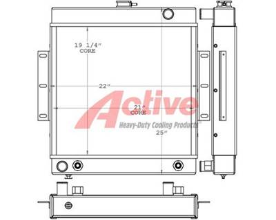 Harlan Radiator for a Harlan Diesel Tug