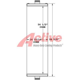 Hitachi ZW550 Radiator