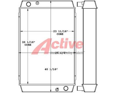 Hyundai 160D-7A Radiator