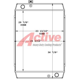 Hyundai 160D-7E Radiator