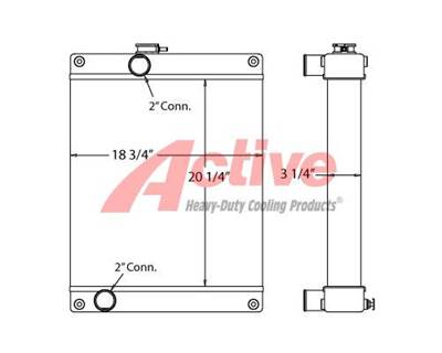 Hyundai 45D57E Radiator