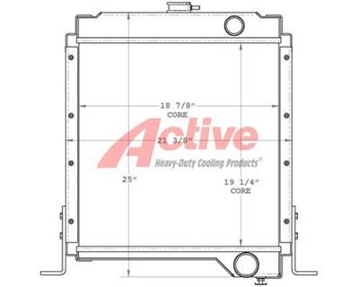 International 1840 Radiator for a International Harvester 1840