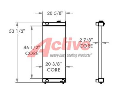 Isuzu Radiator for a Isuzu Generator