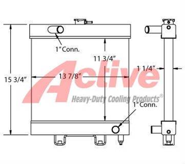 JLG Radiator for a JLG Aerial Lift