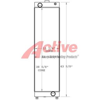 John Deere 2154D Radiator for a John Deere 2154