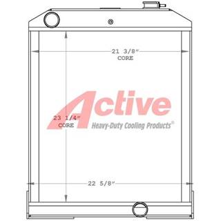 John Deere 410B Radiator