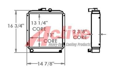 John Deere 425 Radiator