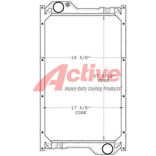 John Deere 544K Radiator