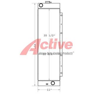 John Deere 550H Radiator