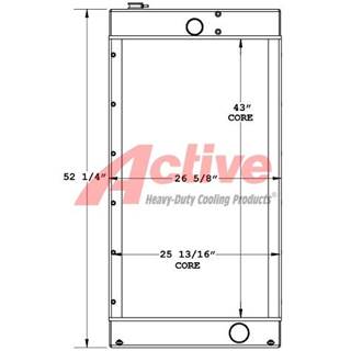 John Deere 6125HF070 Radiator