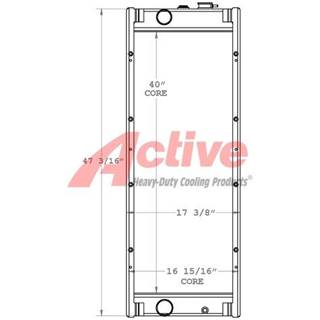 John Deere 624H Radiator