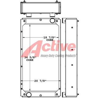 John Deere 624J Radiator
