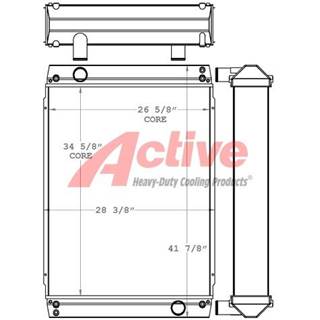 John Deere 644K Radiator for a John Deere 644K Loader