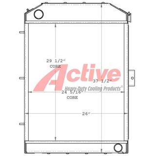 John Deere 670A / 672A Radiator