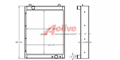 John Deere 744K Radiator