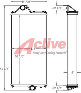 John Deere 8000 Series Tractors Radiator