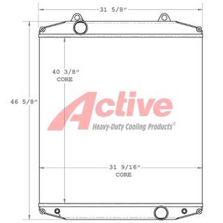 John Deere 844K Radiator