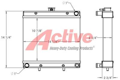 John Deere HPX Radiator