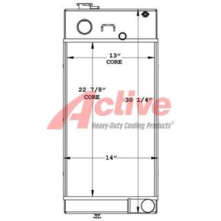 John Deere Radiator for a John Deere Wood Processor