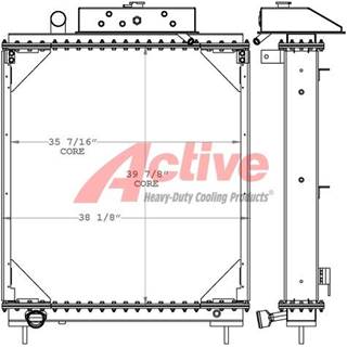 KME Radiator for a Kme Fire Truck