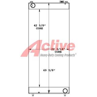 Kawasaki 115 Radiator for a Kawasaki 115 Loader