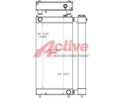 Kawasaki 65ZIV Radiator for a Kawasaki 65Z-IV
