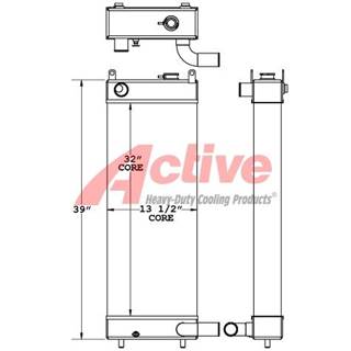 Komatsu 228 Radiator