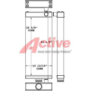 Komatsu HD325-7 Radiator