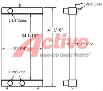 Komatsu HM300 Radiator