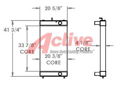 Komatsu HM400 Radiator