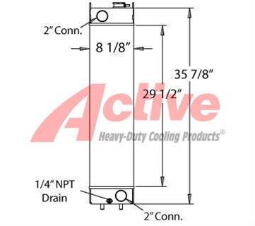 Komatsu PC138 Radiator