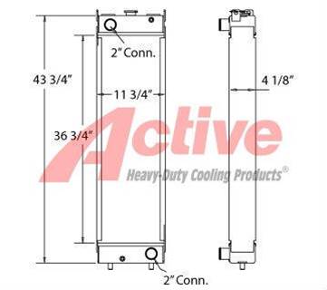 Komatsu PC160LC-7E0 Radiator