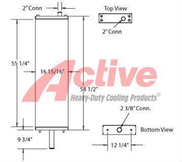 Komatsu PC2000-8 Radiator for a Komatsu PC2000-8 Excavator