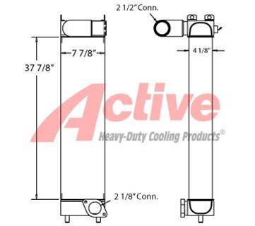 Komatsu PC220-LC8 Radiator