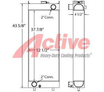 Komatsu PC220-LC8 Radiator