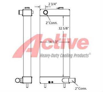 Komatsu PC228 Radiator