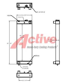 Komatsu PC350LC-8 Radiator