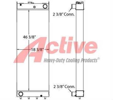 Komatsu PC400LC-7 Radiator for a Komatsu PC400-LC7