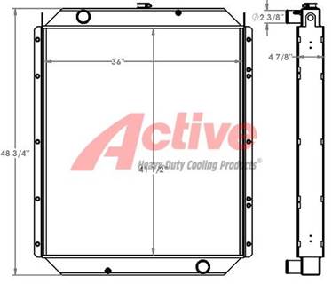 Komatsu PC600LC-6A Radiator