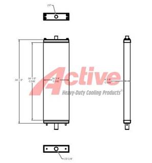 Komatsu PC800LC Radiator