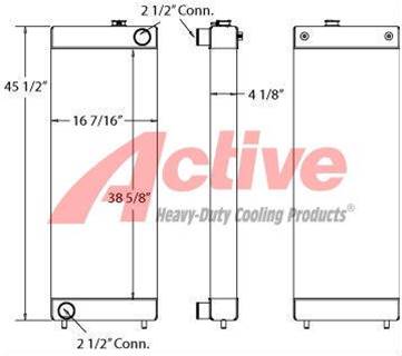 Komatsu WA380-6 Radiator