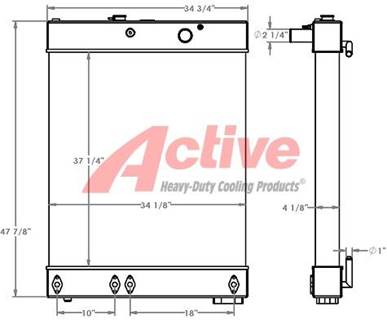 Komatsu WA420 Radiator