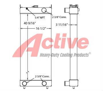Komatsu WA480-6 Radiator