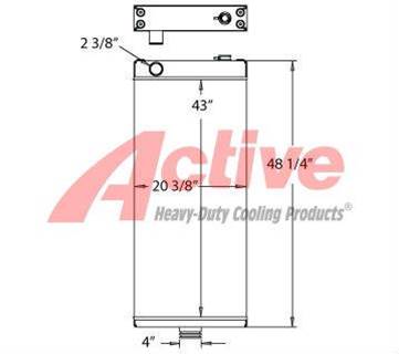 Komatsu WA500-6 Radiator
