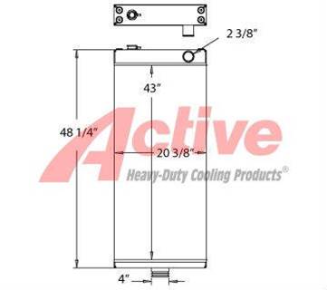 Komatsu WA500-6 Radiator
