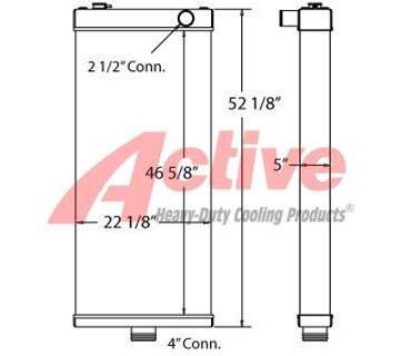 Komatsu WA500-7 Radiator