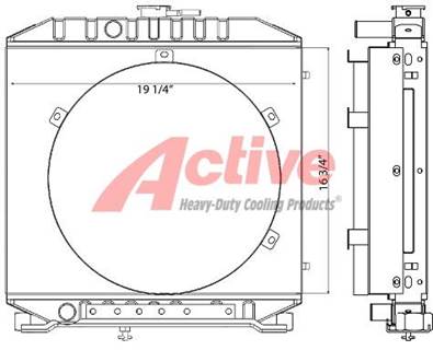 Kubota 05BGT2 Radiator