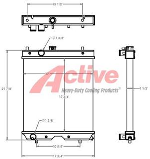 Kubota L3540 Radiator