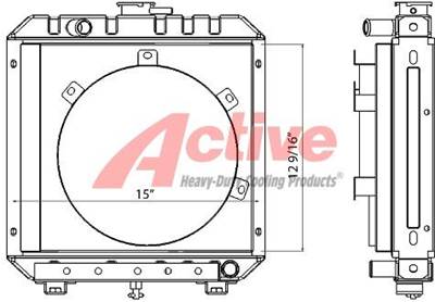 Kubota NSM1 Radiator