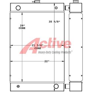 Kubota V3800 Radiator